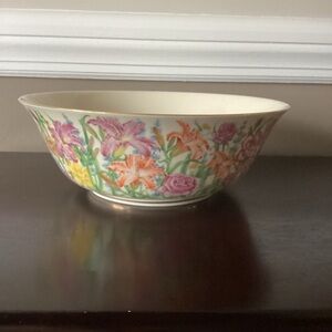 Lenox The Flower Blossom serving bowl designed by Suzanne Clee Vintage